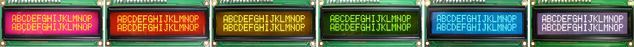 Custom Color LCD - podświetlenie - negatywowy