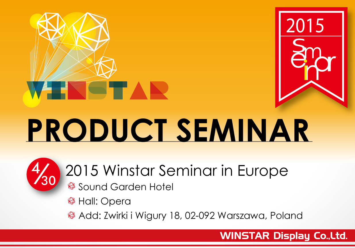 2015 Winstar Product Seminar in Europe