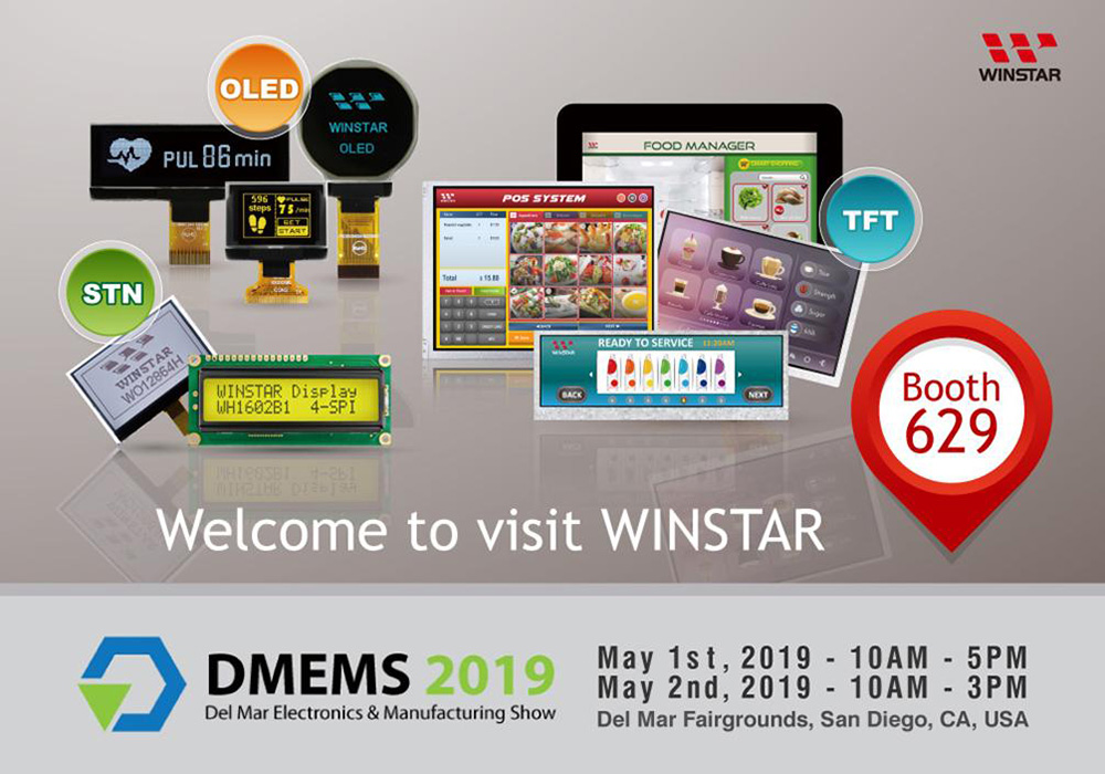 Exhibition News: DMEMS 2019 in CA USA - Winstar Display