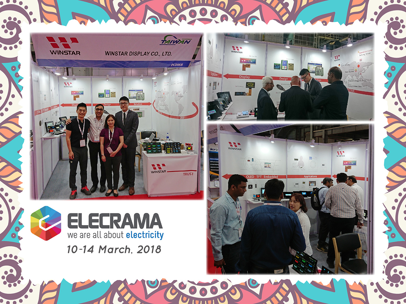 2018年 印度 ELECRAMA - 展覽照片 - Winstar