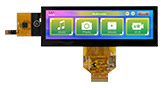 LCD TFT Barra alto Brilho de 5,2 com PCAP - WF52ASLASDNG0