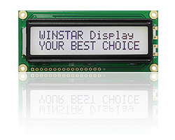 Cимвольный LCD дисплей, Cимвольные LCD модули, LCD монохромный