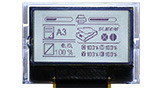 Display LCD COG Gráfico de 128x64 ST7565P - WO12864T