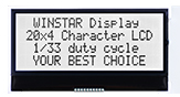 Character 20x4 COG LCD Display Module - WO2004B
