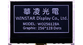 Display LCD COG Gráfico de 256x128 - WO256128A