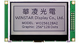 Chip on Glass LCD Modules 256x128 with PCB - WO256128A2