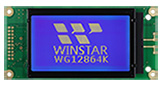 Display LCD Gráfico 128x64 com uma placa PCB - WG12864K
