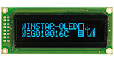 OLED модули (Органические светодиоды) 2.4 6800 / 8080 / SPI интерфейсы, 100x16 - WEG010016C