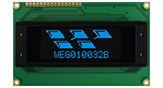 OLED модули (Органические светодиоды) 2.44, 6800 / 8080 / SPI интерфейсы, 100x32 - WEG010032B