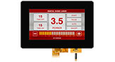 高輝度7インチIPS TFT LCDモジュール、静電容量タッチパネル搭載 - WF70A8SYAHLNGC
