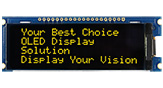 20 Characters x 4 Lines COG OLED Display with PCB - WEA002004C