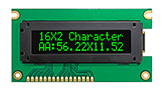 OLED de caracter COG 16x2 de 2,26 polegadas com placa PCB - WEO001602G