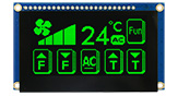 2.7 inch 128x64 COG Capacitive Touch OLED Display with Frame +PCB - WEP012864Q-CTP