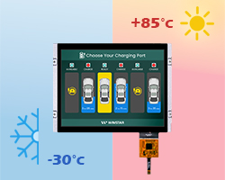 Wide Temperature TFT LCD, LCD Temperature Display, Active Matrix TFT Colour LCD Display, TFT Active Matrix