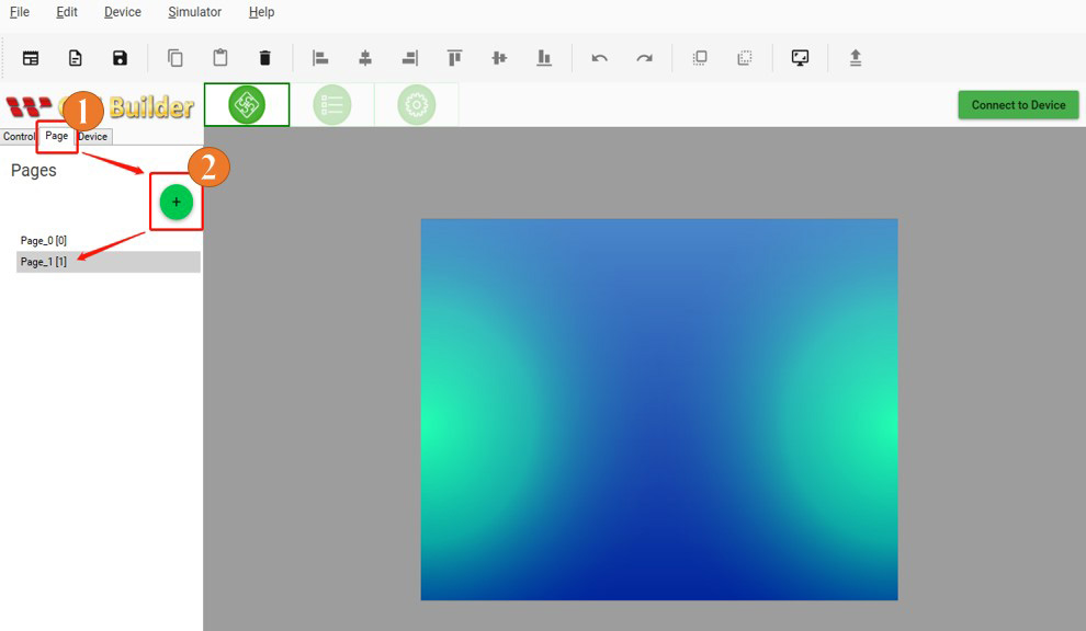 Diseño del proyecto en GUI Builder - 3