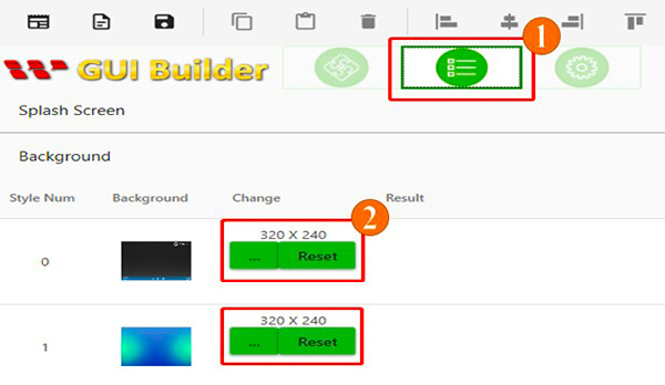 Diseño del proyecto en GUI Builder - 4