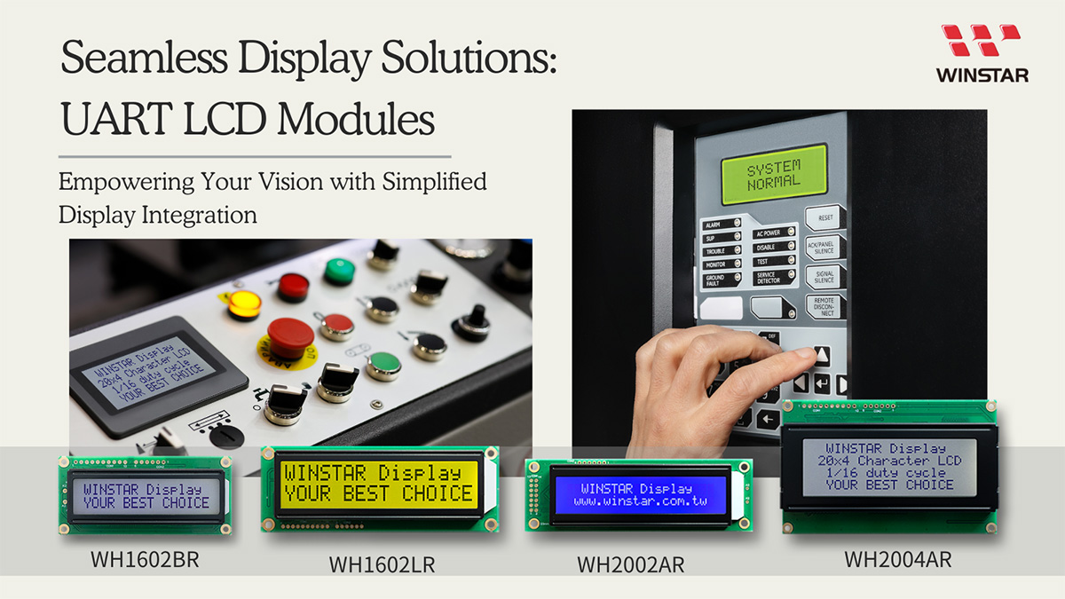 16x2 UART LCD ディスプレイ,UART LCD モジュール - WH1602LR