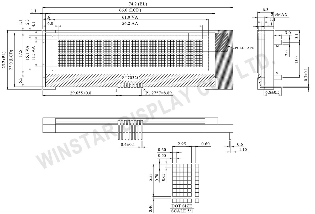 I2C LCD Display Module, I2C Display, I2C LCD 16x2, I2C LCD Module - WO1602G Display 16x2 I2C