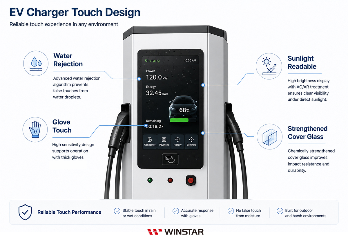 EV Charger Touch Interface
