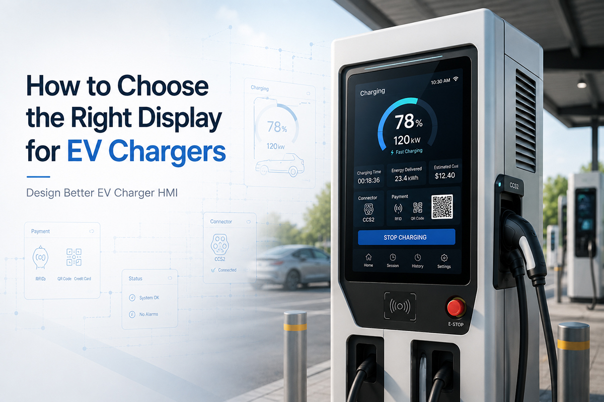 How to Choose the Right Display for EV Charging Stations