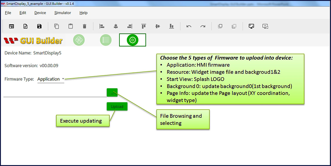 Aggiornamento del dispositivo HW