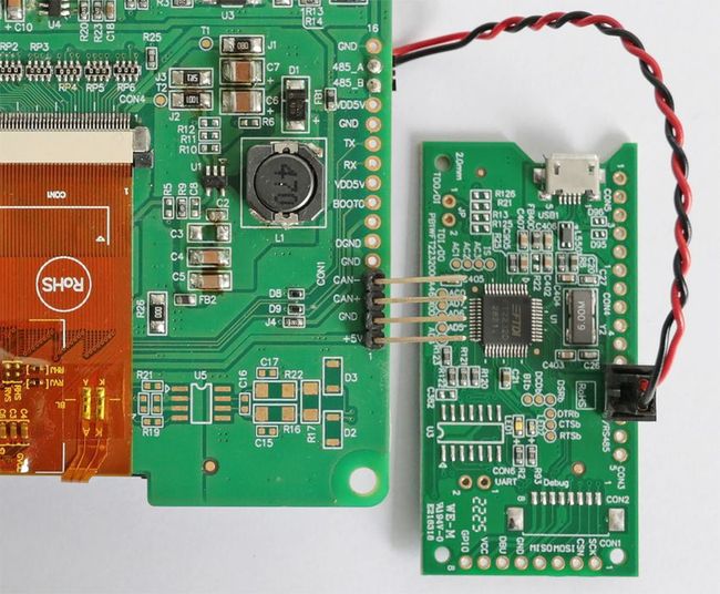 RS485 wire connection