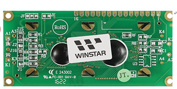 Dahili I2C ve SPI arayüzlerine sahip Winstar WH1602 Karakter LCD Modül