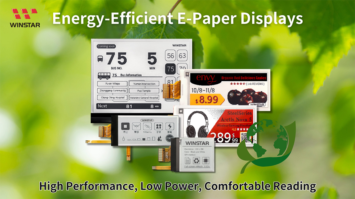 Energy-Efficient E-Paper Displays
