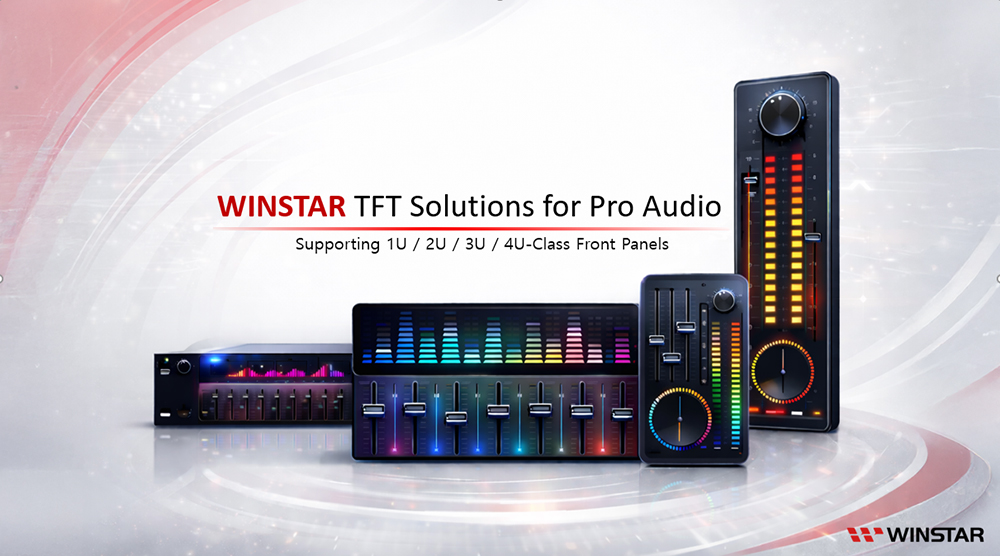 Soluzioni TFT WINSTAR per il settore Pro Audio
