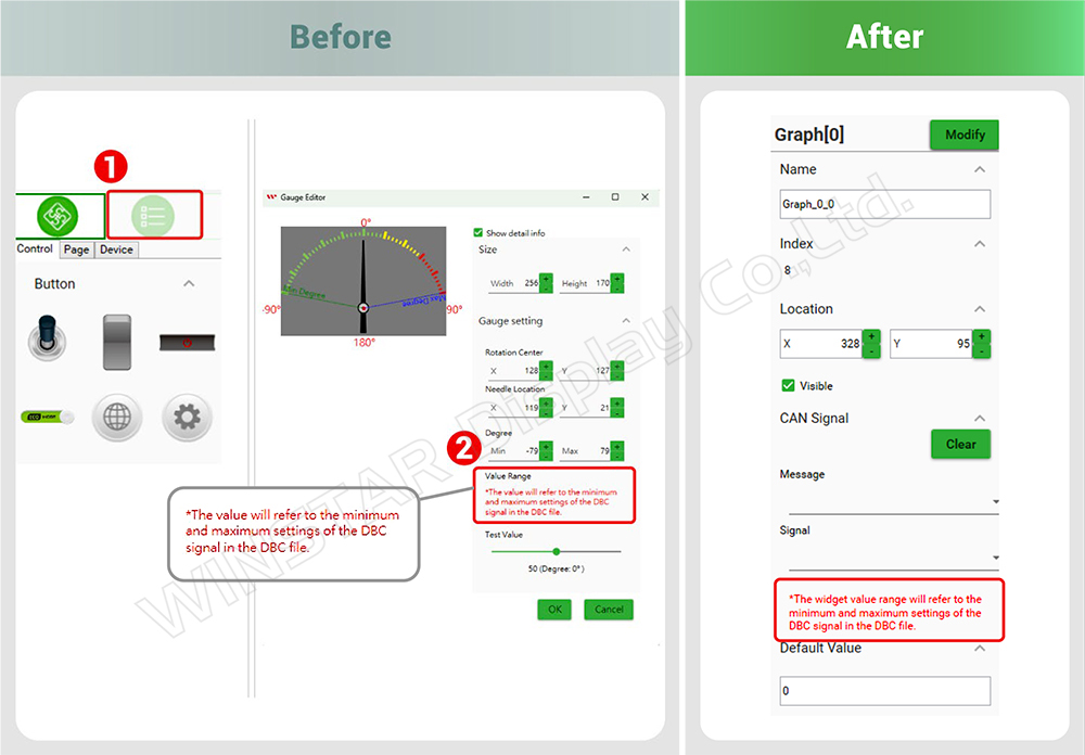 11.Graph Widget Notice Moved to Home Page