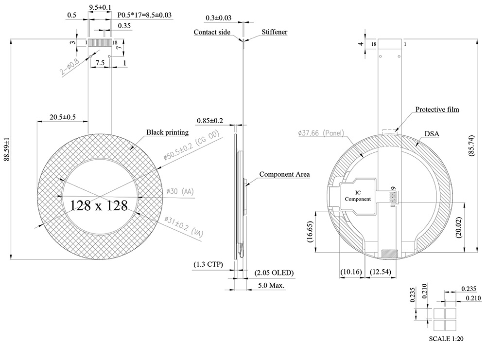 WEO128128D-CTP spec