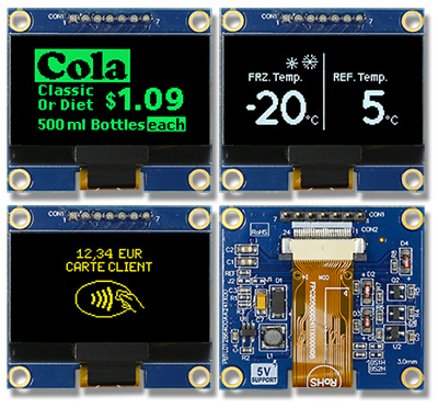 OLED WEA012864A with PCB