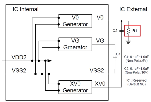 Figure 3: Schematic diagram of the circuit design to improve the afterimage of shutdown