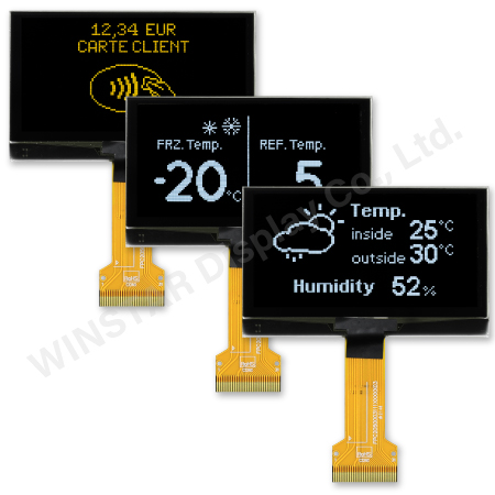 Новинка – 2.42 COG OLED WEO012864AJ с разрешением 128x64 пикселей и новым IC CH1116 - WEO012864AJ