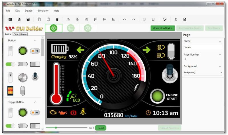 Figure 3-1 Smart Display GUI Builder