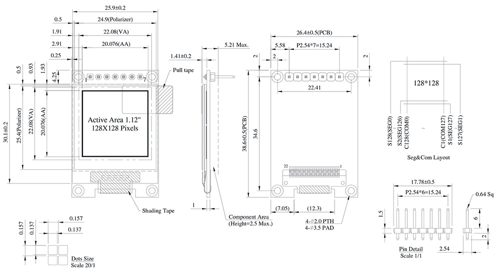 Spec,WEA128128G