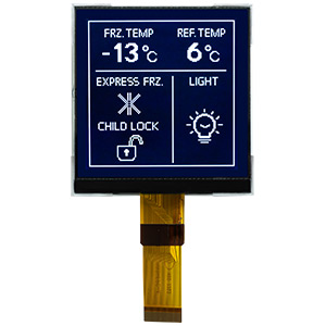 Model No. WO128128B：128x128 COG Graphic LCD Display Module (ST75161 IC)