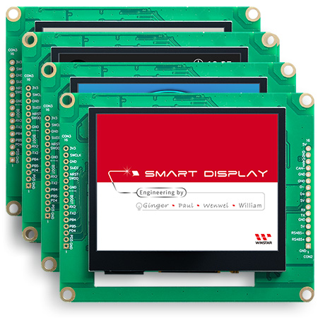 3.5-inch RS485 Smart Display with PCAP - WL0F00035000XGDAASA00