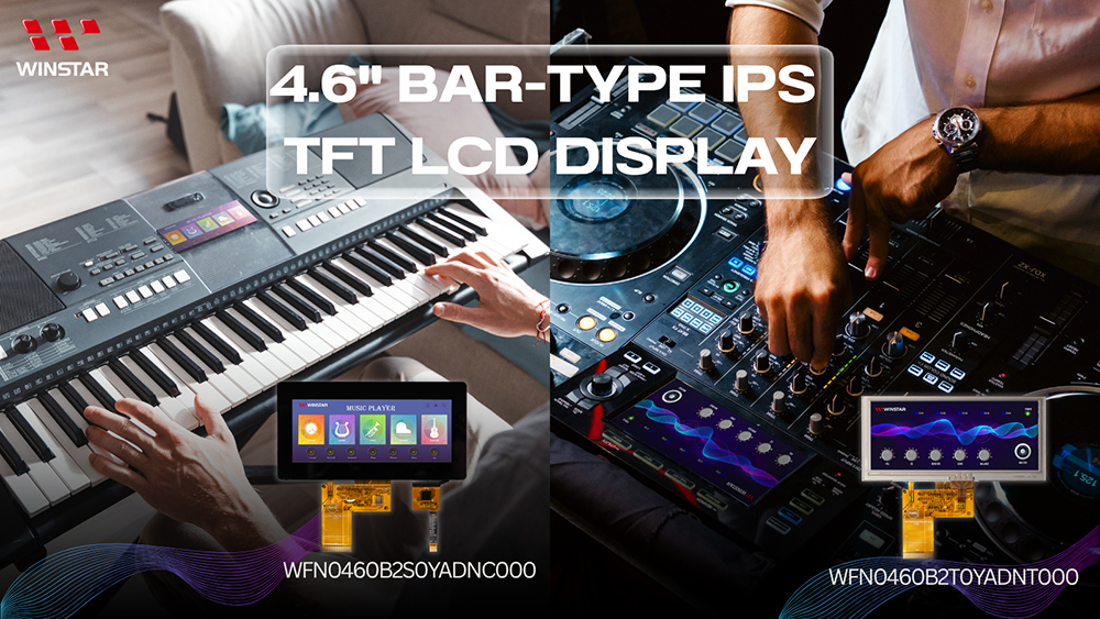 WFN0460B2 Series – 4.6-inch Bar-Type IPS TFT Display Modules