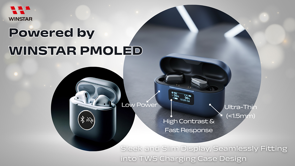 Small Screen, Big Difference: Enhancing TWS Charging Cases with PMOLED Displays