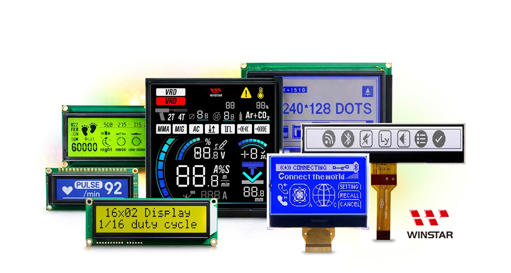 WINSTAR STN monochrome LCD display modules