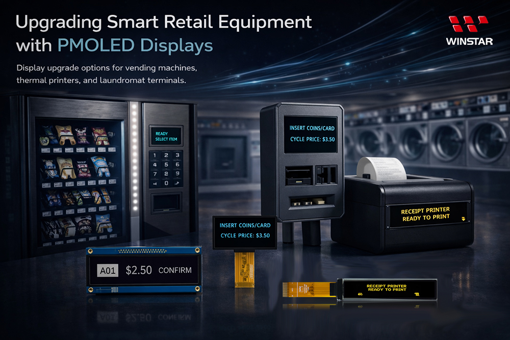 Upgrading Smart Retail Equipment with PMOLED Displays
