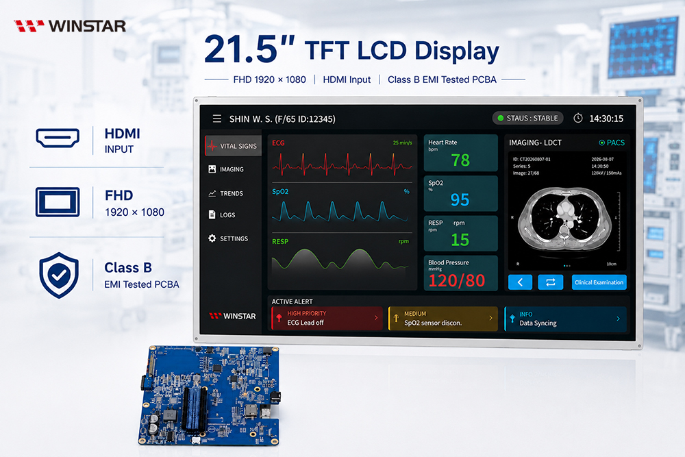 21.5-inch HDMI TFT LCD Display Module