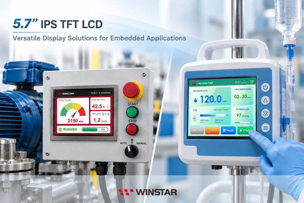 5.7-inch IPS TFT LCD | Versatile Display Solutions for Embedded Applications