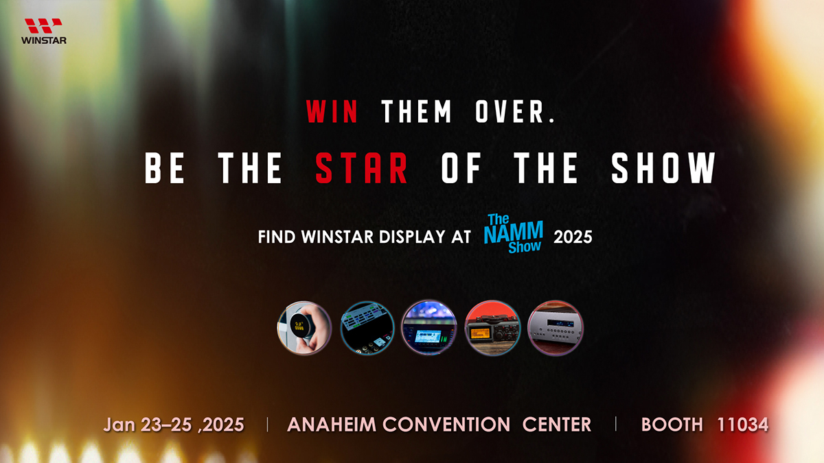 WINSTAR at the 2025 NAMM Show – Visit Us at Booth No. 11034!