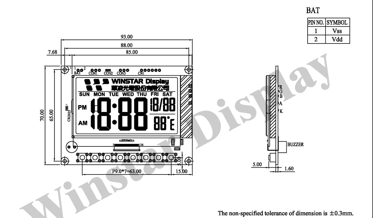 FSC LCD, Field Sequential Color LCD, Color STN - Winstar Display