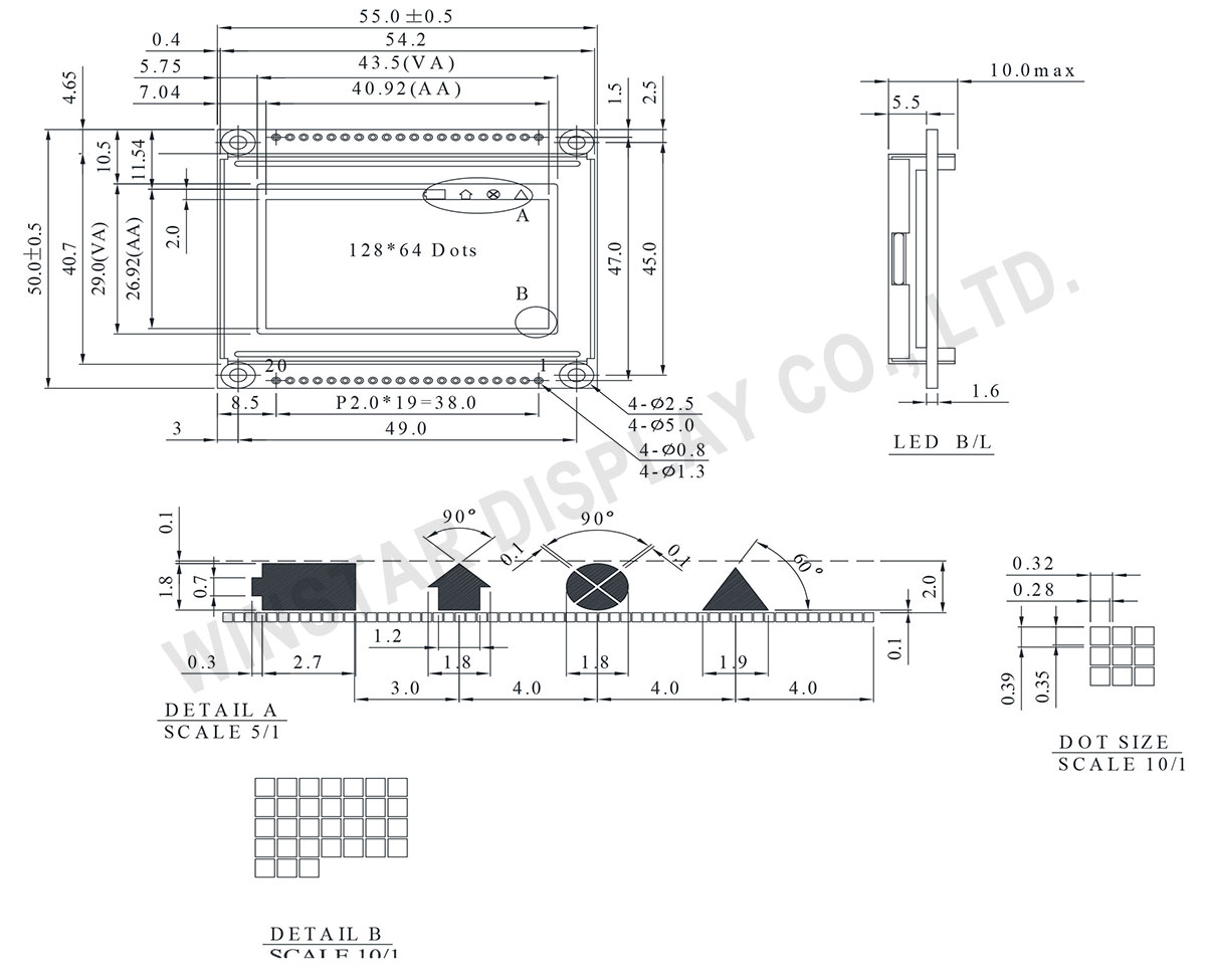 Graphic Module 128x64 - WG12864E1