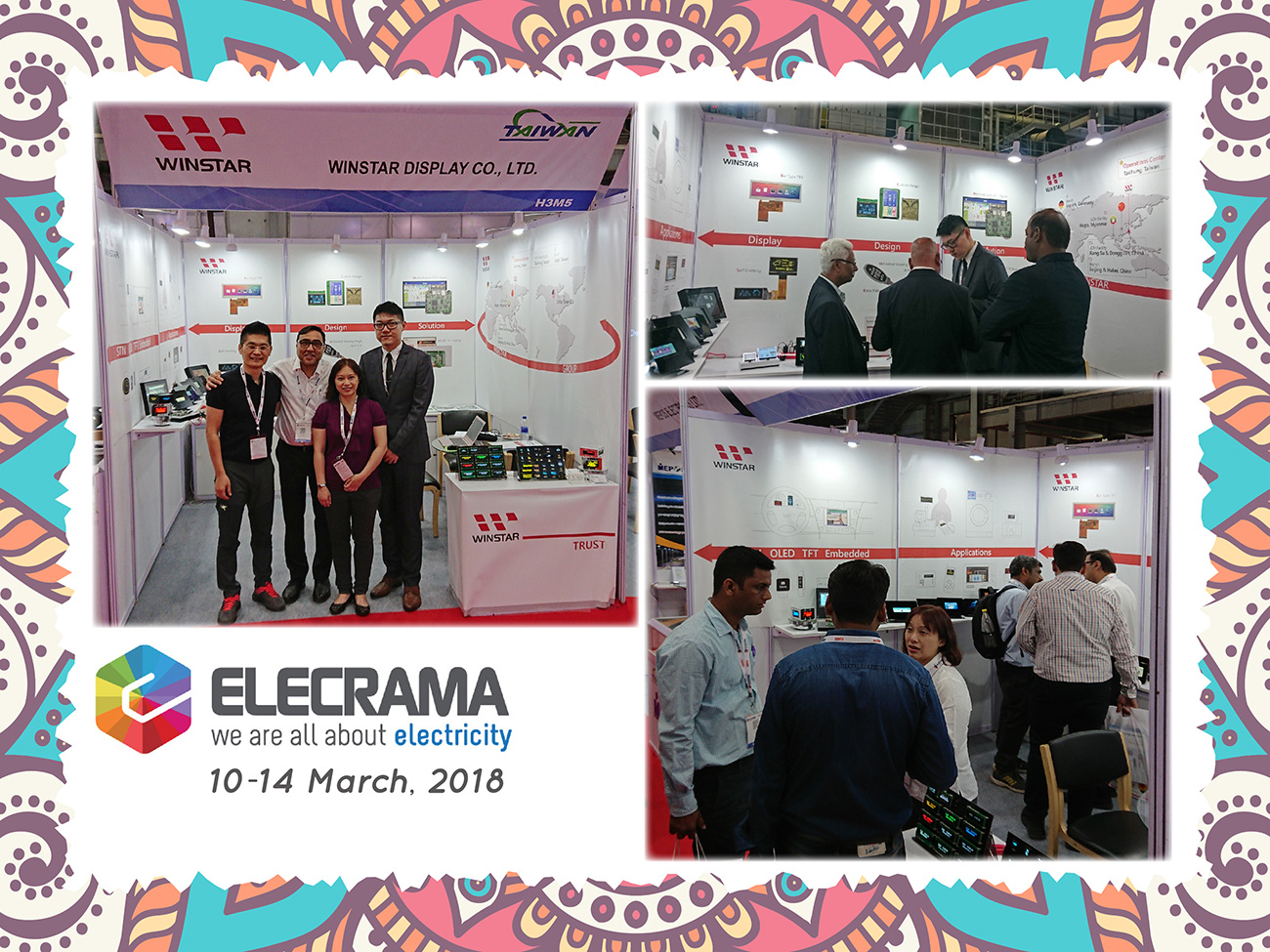 2018年 India ELECRAMA の写真- Winstar