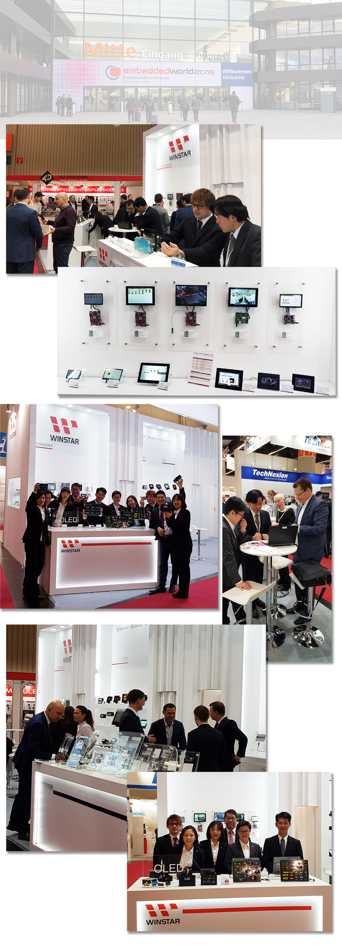 Embedded World 2018, Germany - Exhibition Highlight - Winstar Display