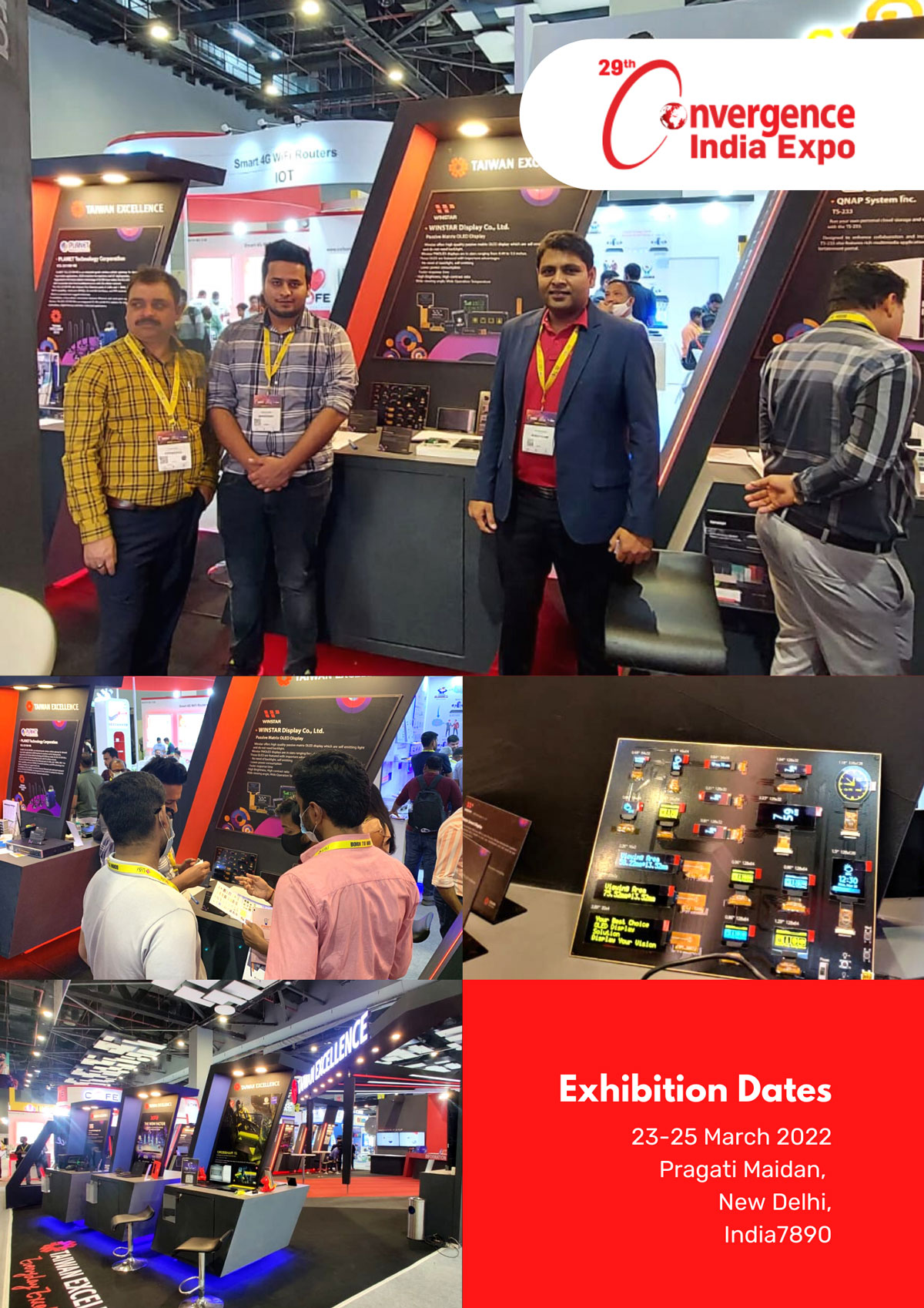 Convergence 2019, India - Exhibition Highlights - Winstar Display